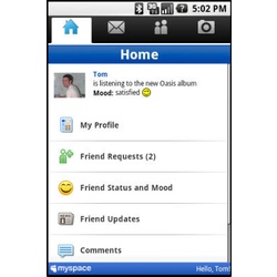 MySpace offers Android mobile app
