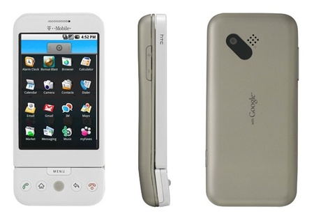 Official images T-Mobile G1 in White