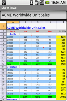 Dataviz bringing Microsoft Office apps to Android in 2009