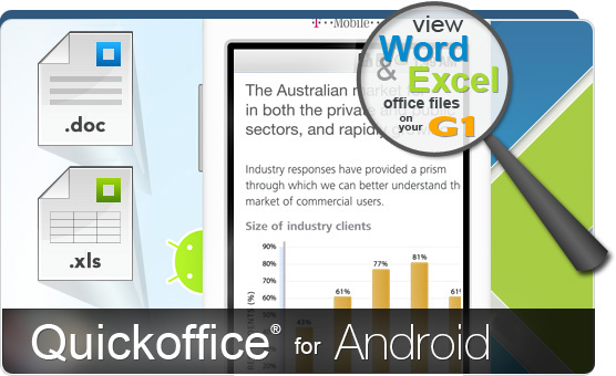 Quickoffice enters the Android Market and its a paid app