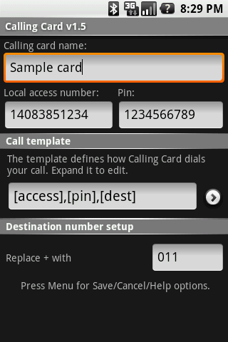 Android Calling Card app; making international calling a little easier, and cheaper