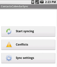 “ContactsCalendarSync” connects Android and Exchange 2007