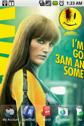 SweeterHome theme video shows Watchmen, apps power