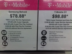Wal-Mart now offering the T-Mobile G1 for $98.88