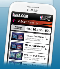 NBA Close Up for Android offers live game footage