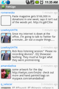 twit2go