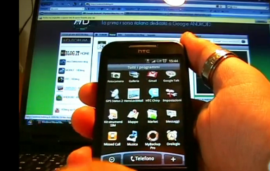 HTC Sense interface seen on HTC Dream (video)