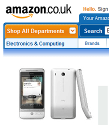 HTC Hero pre-orders available without contract on Amazon UK