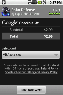 Google planning to add more payment options in the Android Market