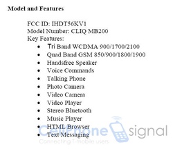 Motorola Morrison (aka CLIQ) makes the required FCC appearance