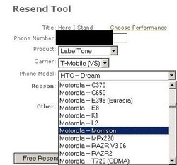 Rumor: T-Mobile to launch the Motorola Morrison on October 21