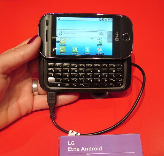 LG Etna Android phone spotted at IFA