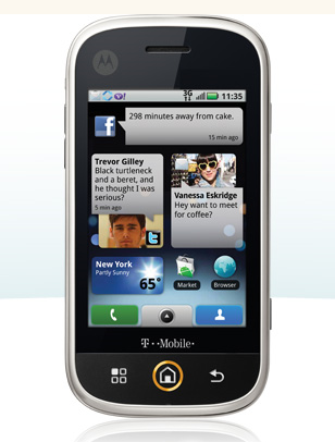 As expected Motorola CLIQ pre-orders go live with T-Mobile