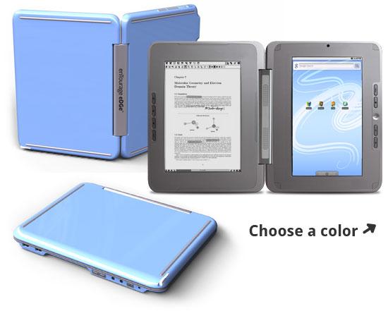 Hands-on with enTourage eDGe dualbook ereader/netbook