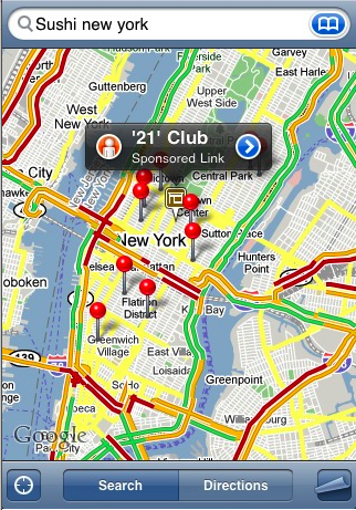 Google Maps showing ads on iPhone…is Android next? [speculation]
