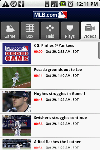 MLB gives World Series the Android treatment with new MLB.com At Bat app