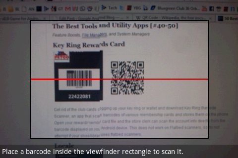 How to use QR codes [the barcode squares] to get apps