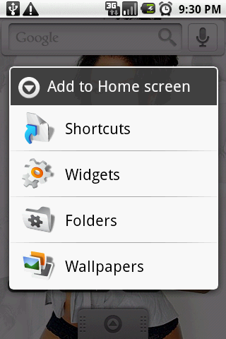 Android tips: use long press to discover app widgets and shortcuts