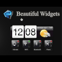 Looking for new widgets, check out the Beautiful Widgets app from the Market