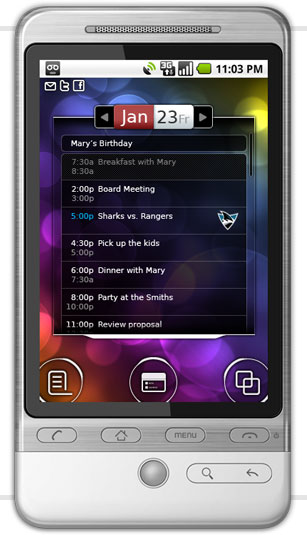 Android’s interface can be jazzy in 3D, stored on the web, or a whole new shell