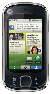 Motorola moving three MOTOBLUR phones into Canada in 2010