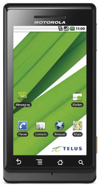 Motorola Milestone availabe on TELUS right now for $199