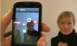 Recognizr matches faces to database and shows social networking links