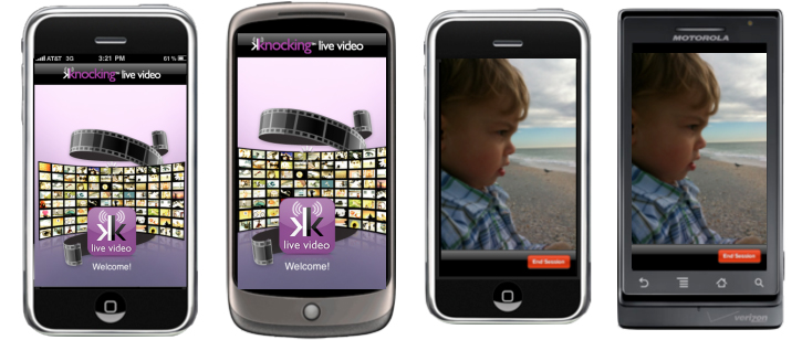 Knocking Live allows Androids and iPhones to share video in harmony