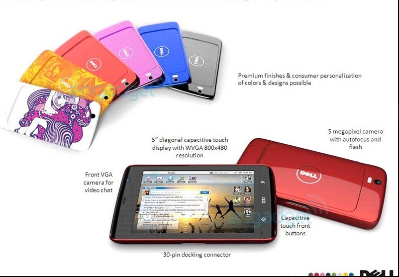 Dell Mini 5 comes with Amazon content, several design options