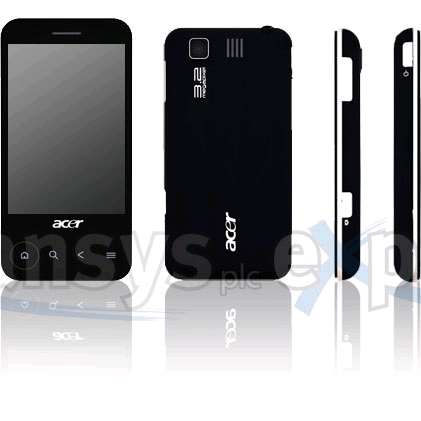A pair of Acer Android phones appears on Expansys