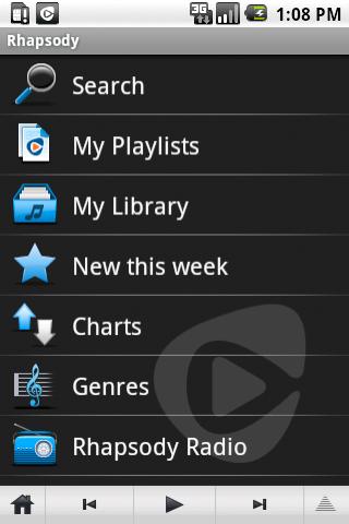 Rhapsody: The Best On-Demand streaming app for Android in the U.S. [App Reviews]
