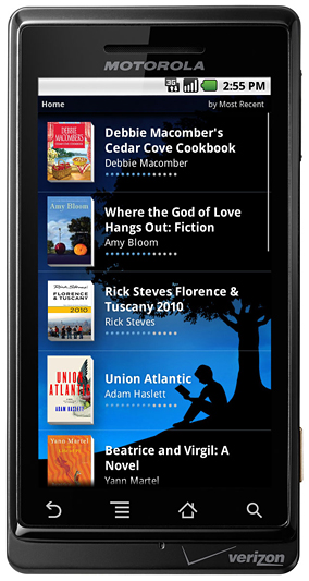 Amazon Kindle app announced for Android, expected to arrive in Summer 2010